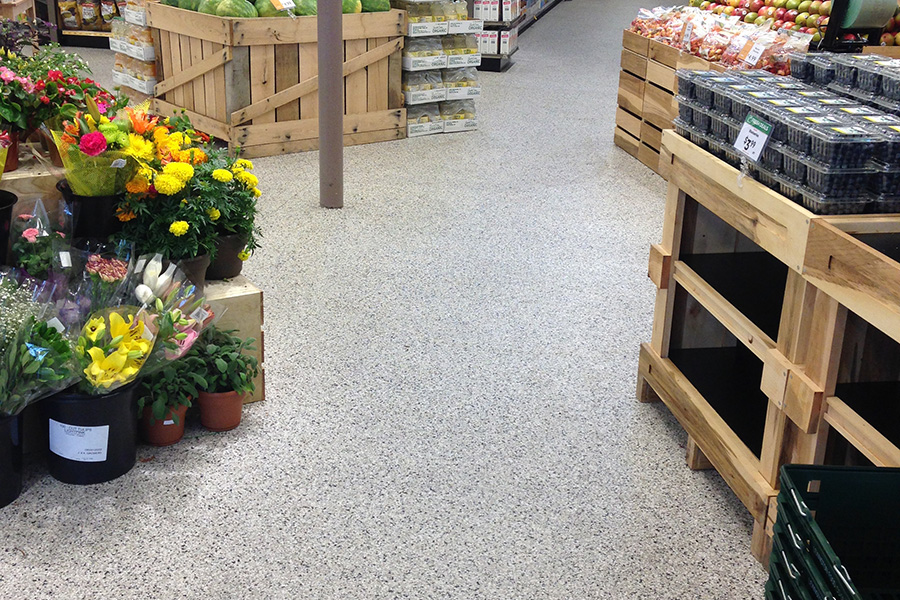Grocery retail flooring