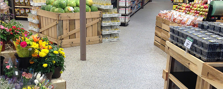 Grocery floor restoration